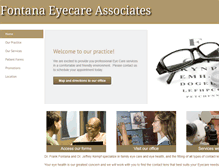 Tablet Screenshot of drfrankfontana.com